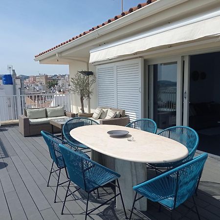 Appartement Atico Con Fantasticas Vistas Al Mar Y La Iglesia à Sitges Extérieur photo